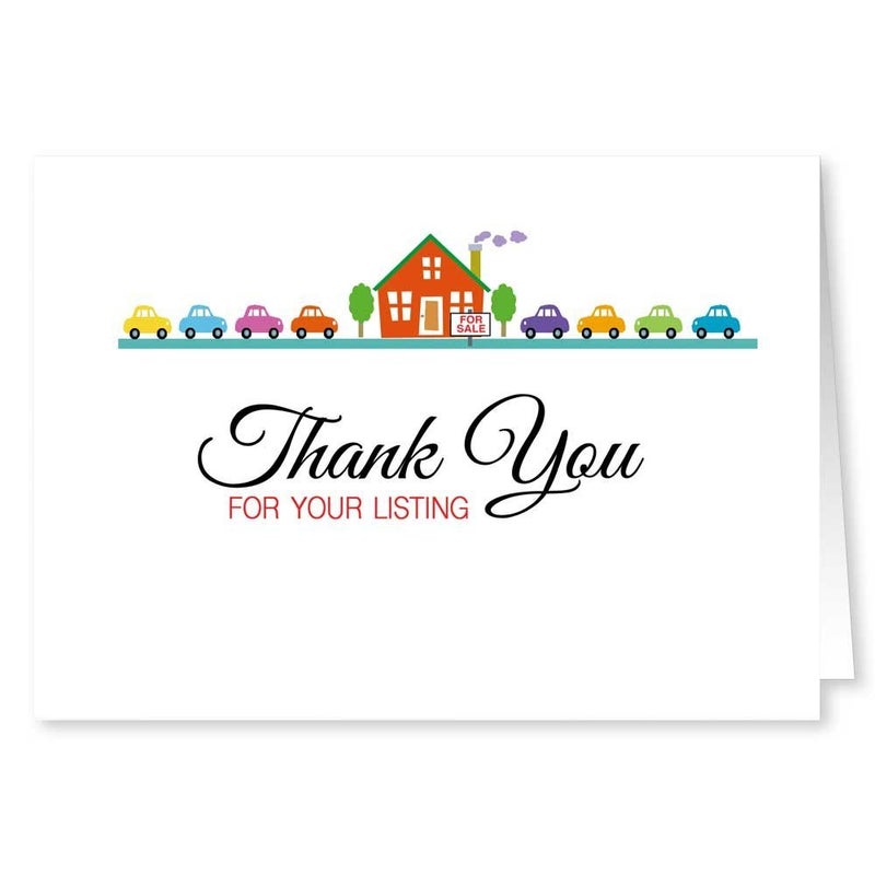 Stonehouse Collection | Thank You For The Listing | Real Estate Note Card | 10 Boxed Cards & Envelopes (Standard) - Image 1